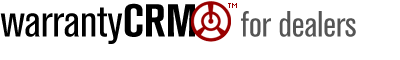warrantyCRM™ for dealers